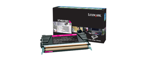 Lexmark X746A1MG, original, magenta, Toner Lexmark X746A1MG, original, magenta, Toner