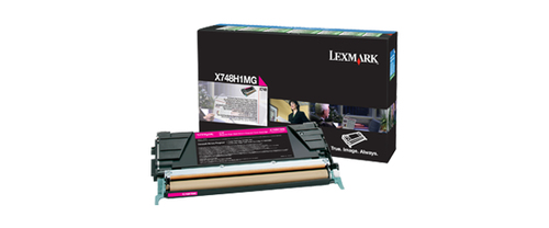 Lexmark X748H1MG&comma; original&comma; magenta&comma; Toner