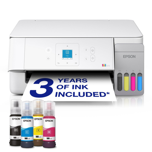 Epson ET-2926, Tintenstrahl, bis A4, 5760 x 1440 DPI, 33 Seiten pro Minute, WLAN, weiß Epson ET-2926, Tintenstrahl, bis A4, 5760 x 1440 DPI, 33 Seiten pro Minute, WLAN, weiß