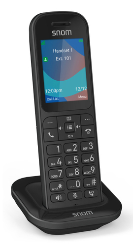 Snom M253 DECT-Telefon-Mobilteil Anrufer-Identifikation Schwarz
