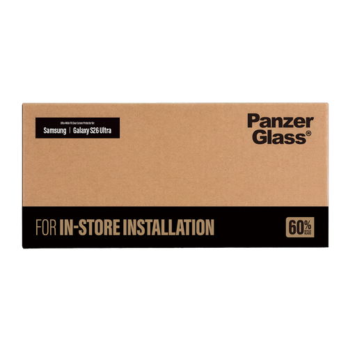PanzerGlass PanzerGlass Screen Protector Samsung Galaxy S26 Ultra | Ultra-Wide Fit for FASTFIT Installation Machine | 10 pcs PanzerGlass PanzerGlass Screen Protector Samsung Galaxy S26 Ultra | Ultra-Wide Fit for FASTFIT Installation Machine | 10 pcs