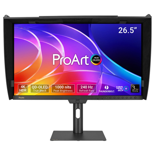 26.5 Zoll ASUS PA27USD, 67,3cm TFT, 240 Hz, 4K Ultra HD, 0,1ms, 2x HDMI, 1x DP, integrierter USB-Hub 26.5 Zoll ASUS PA27USD, 67,3cm TFT, 240 Hz, 4K Ultra HD, 0,1ms, 2x HDMI, 1x DP, integrierter USB-Hub