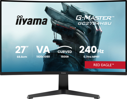 27 Zoll iiyama G-Master GC2784HSU-B1 27" 240H&comma; 68cm TFT&comma; 240 Hz&comma; 1920 x 1080&comma; 2x HDMI&comma; 1x DP&comma; integrierter USB-Hub