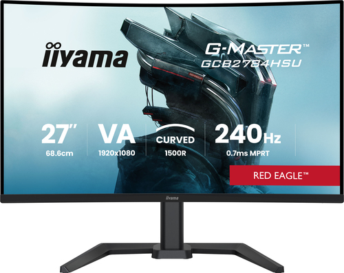 27 Zoll iiyama G-Master GCB2784HSU-B1 27" 240Hz&comma; 68cm TFT&comma; 240 Hz&comma; 1920 x 1080&comma; 2x HDMI&comma; 1x DP&comma; integrierter USB-Hub