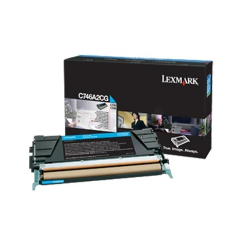 Lexmark C746A3CG&comma; original&comma; cyan&comma; Toner