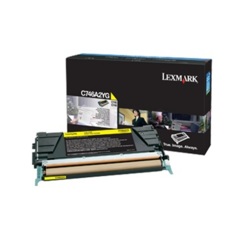 Lexmark C746A3YG&comma; original&comma; gelb&comma; Toner