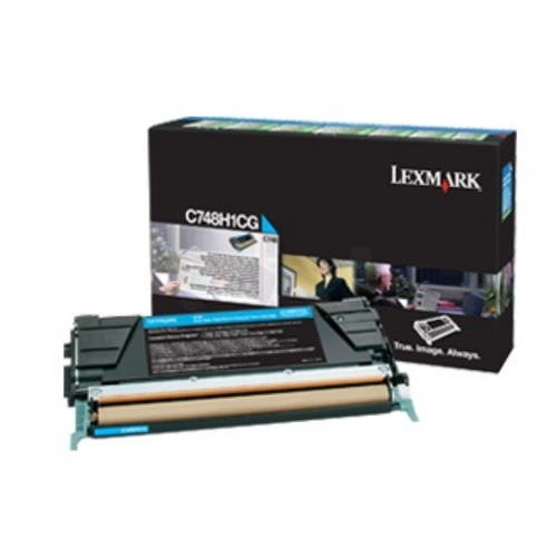 Lexmark C748H3CG, original, cyan, Toner Lexmark C748H3CG, original, cyan, Toner