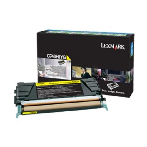 Lexmark C748H3YG, original, gelb, Toner Lexmark C748H3YG, original, gelb, Toner