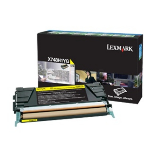 Lexmark X748H3YG&comma; original&comma; gelb&comma; Toner