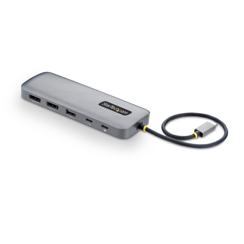 StarTech.com 189B-USBC-MULTIPORT, USB 3.2 Gen 1 (3.1 Gen 1) Type-C, grau, USB Power Delivery, Kunststoff Gehäuse StarTech.com 189B-USBC-MULTIPORT, USB 3.2 Gen 1 (3.1 Gen 1) Type-C, grau, USB Power Delivery, Kunststoff Gehäuse
