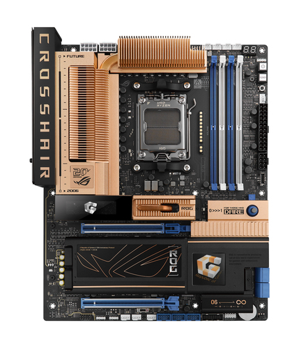 ASUS ROG CROSSHAIR 2006, ATX AM5 Mainboard, 4x DDR5, max. 256 GB, 1x HDMI, 5x USB-C, WiFi ASUS ROG CROSSHAIR 2006, ATX AM5 Mainboard, 4x DDR5, max. 256 GB, 1x HDMI, 5x USB-C, WiFi