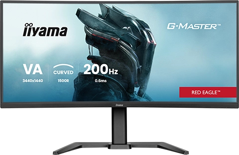 34 Zoll iiyama GCB3484WQSU-B2&comma; 86cm TFT&comma; 200 Hz&comma; UltraWide Quad HD&comma; 2x HDMI&comma; 1x DP&comma; integrierter USB-Hub
