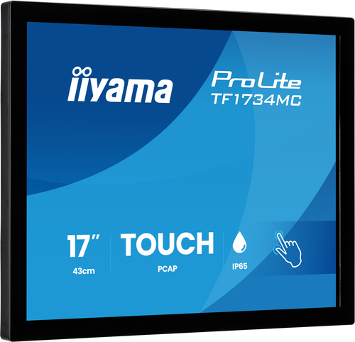 17 Zoll iiyama TF1734MC-B8X&comma; 43cm TFT&comma; 75 Hz&comma; SXGA&comma; 5ms&comma; 1x HDMI&comma; 1x DP&comma; Touchscreen