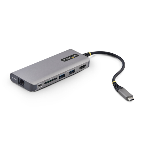 StarTech.com 177B-USBC-MULTIPORT, USB 3.2 Gen 2 (3.1 Gen 2) Type-C, grau, USB Power Delivery, Aluminium Gehäuse StarTech.com 177B-USBC-MULTIPORT, USB 3.2 Gen 2 (3.1 Gen 2) Type-C, grau, USB Power Delivery, Aluminium Gehäuse