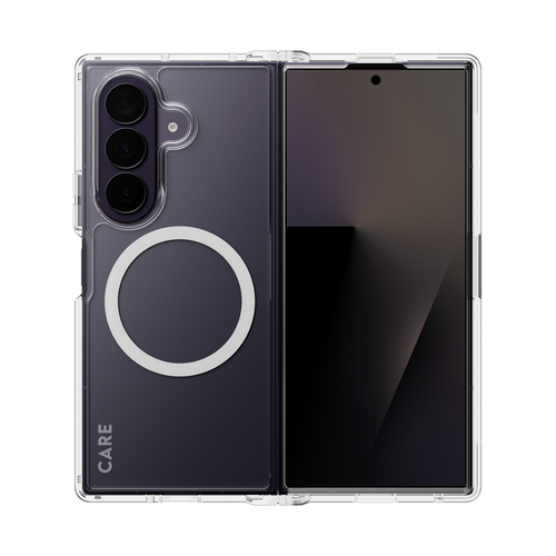 PanzerGlass CARE by PanzerGlass Urban Combat Case Transparent w. White Qi Samsung Galaxy Fold8 Ultra | Fold7 PanzerGlass CARE by PanzerGlass Urban Combat Case Transparent w. White Qi Samsung Galaxy Fold8 Ultra | Fold7