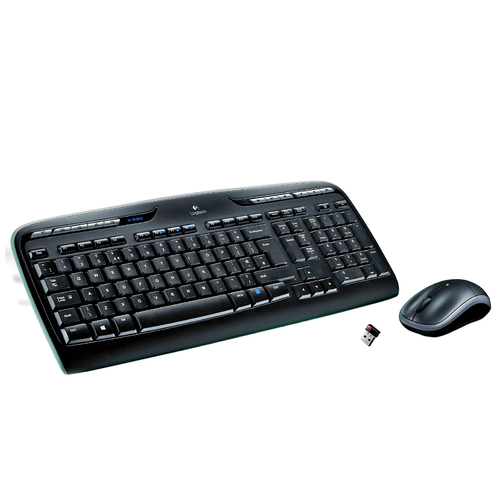 Logitech MK330 schwarz, grau Tastatur, Layout: Spanisch Logitech MK330 schwarz, grau Tastatur, Layout: Spanisch