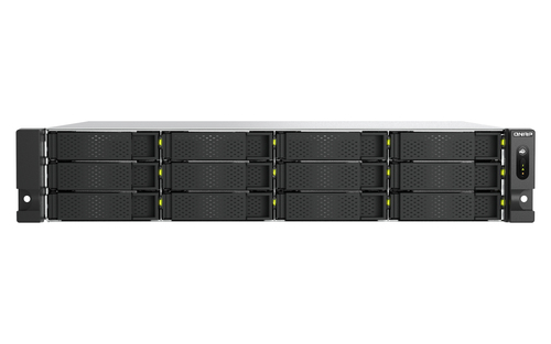 QNAP TS-H1465U-RP&comma; 8 GB RAM&comma; 14x Einsch&uuml;be&comma; 2x 2&period;5 GBit&sol;s LAN&comma; Rack &lpar;2U&rpar; NAS schwarz