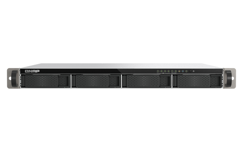 QNAP TS-H665U-RP&comma; 8 GB RAM&comma; 4x Einsch&uuml;be&comma; 2x 2&period;5 GBit&sol;s LAN&comma; Rack &lpar;1U&rpar; NAS schwarz