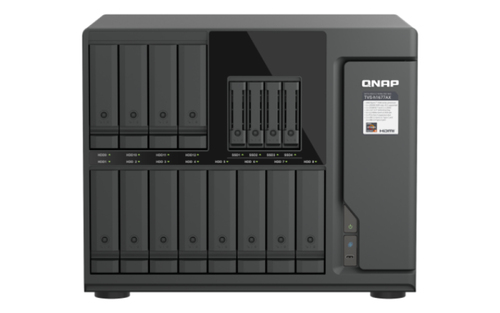 QNAP TVS-H1677AX-R5-16G&comma; 16 GB RAM&comma; 16x Einsch&uuml;be&comma; 4x 10 GBit&sol;s LAN&comma; Tower NAS schwarz