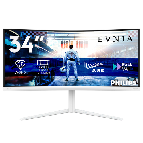34 Zoll Philips 34IN 21:9 FAST VA 200HZ 3440X14 40 HAS 130MM HDMI X 2X 2.0 DP X, 86,4cm TFT, 3440 x 1440 34 Zoll Philips 34IN 21:9 FAST VA 200HZ 3440X14 40 HAS 130MM HDMI X 2X 2.0 DP X, 86,4cm TFT, 3440 x 1440