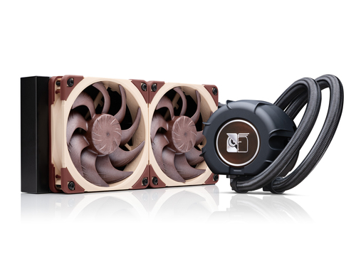 Noctua NL-LC1-24, braun, Komplett-Wasserkühlung, 107,3 m³/h, 3,14 mmH2O, 4-polig Noctua NL-LC1-24, braun, Komplett-Wasserkühlung, 107,3 m³/h, 3,14 mmH2O, 4-polig