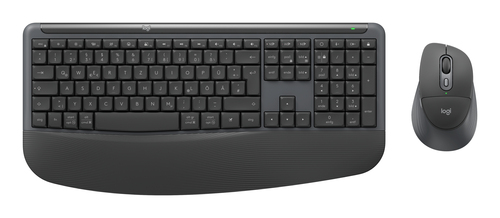 Logitech Signature Comfort Plus Combo MK880 graphit Tastatur&comma; Layout&colon; DE&comma; Plunger key switch