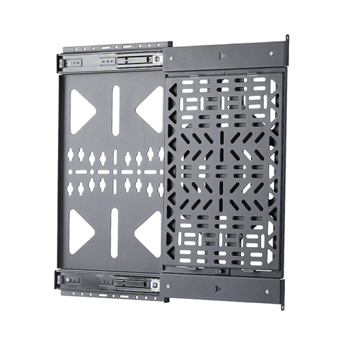StarTech.com Ausziehbares AV-Komponenten Montagehalterung, schlanke Medienwand hinter TV für Kabelbox und Zubehör montage, Tragkraft bis 10kg, Schiebedesign für einfachen Zugriff StarTech.com Ausziehbares AV-Komponenten Montagehalterung, schlanke Medienwand hinter TV für Kabelbox und Zubehör montage, Tragkraft bis 10kg, Schiebedesign für einfachen Zugriff
