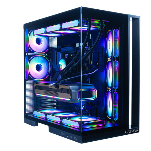 CAPTIVA 103054 PC&comma; AMD Ryzen 7 9800X3D &lpar;8C&rpar;&comma; 1 TB SSD&comma; 32 GB RAM&comma; Win 11 Home