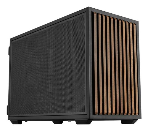 Lian Li B4-mATX Wood&comma; Mini Tower&comma; schwarz&comma; holz