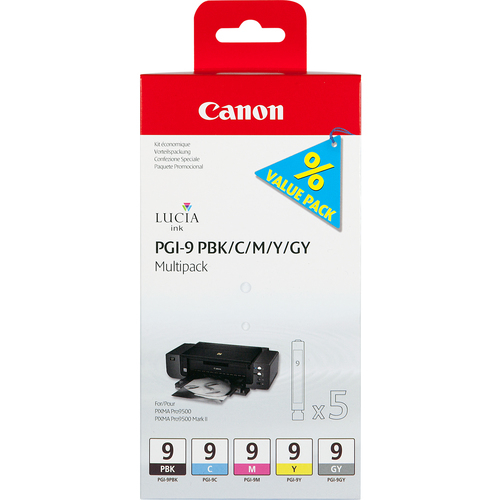 Canon 1034B013, original, cyan, grau, magenta, foto schwarz, gelb Canon 1034B013, original, cyan, grau, magenta, foto schwarz, gelb