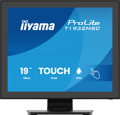 19 Zoll iiyama T1932MSC-B2S, 48cm TFT, 75 Hz, SXGA, 14ms, 1x HDMI, 1x DP, Touchscreen 19 Zoll iiyama T1932MSC-B2S, 48cm TFT, 75 Hz, SXGA, 14ms, 1x HDMI, 1x DP, Touchscreen