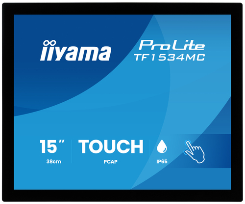 15 Zoll iiyama TF1534MC-B8X, 38cm TFT, 75 Hz, XGA, 8ms, 1x HDMI, 1x DP, Touchscreen 15 Zoll iiyama TF1534MC-B8X, 38cm TFT, 75 Hz, XGA, 8ms, 1x HDMI, 1x DP, Touchscreen