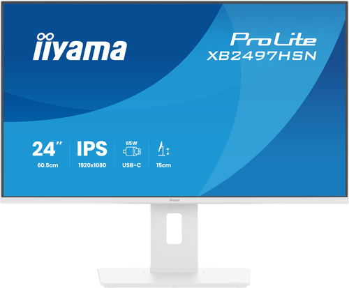 23&period;8 Zoll iiyama XB2497HSN-W1&comma; 60&comma;5cm TFT&comma; 100 Hz&comma; Full HD&comma; 1x HDMI&comma; 1x DP&comma; integrierter USB-Hub