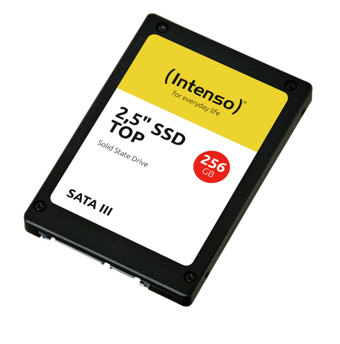 256 GB SSD Intenso Top&comma; lesen&colon; 550 MB&sol;s&comma; schreiben&colon; 500 MB&sol;s