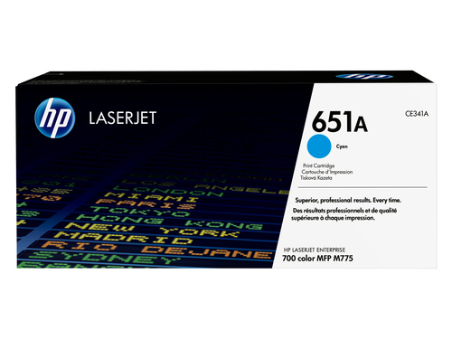 HP 651A Cyan Original LaserJet Toner Cartridge, cyan HP 651A Cyan Original LaserJet Toner Cartridge, cyan