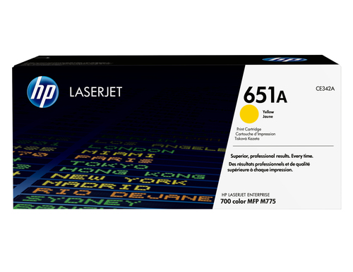 HP 651A Yellow Original LaserJet Toner Cartridge, gelb HP 651A Yellow Original LaserJet Toner Cartridge, gelb