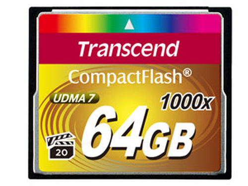 Transcend CompactFlash Card 1000x 64GB