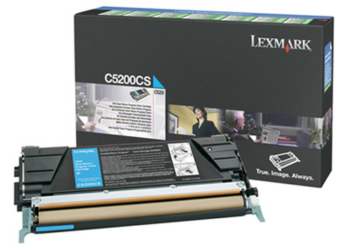 Lexmark C5200CS, original, cyan, Toner Lexmark C5200CS, original, cyan, Toner
