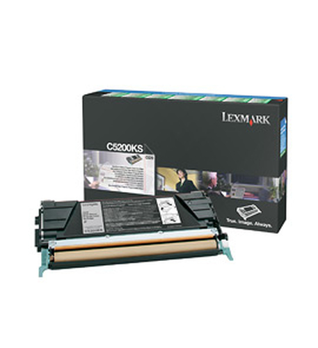 Lexmark C5200KS, original, schwarz, Toner Lexmark C5200KS, original, schwarz, Toner