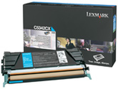 Lexmark C5342CX&comma; original&comma; cyan&comma; Toner