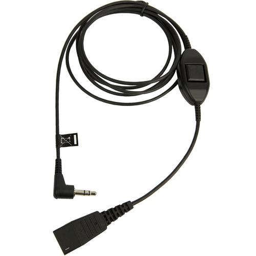 Jabra quick disconnect (QD) to 3.5 mm jack cord for Alcatel Jabra quick disconnect (QD) to 3.5 mm jack cord for Alcatel