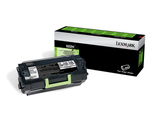 Lexmark 522H, original, schwarz, Toner Lexmark 522H, original, schwarz, Toner