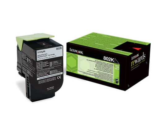 Lexmark 802K&comma; original&comma; schwarz&comma; Toner