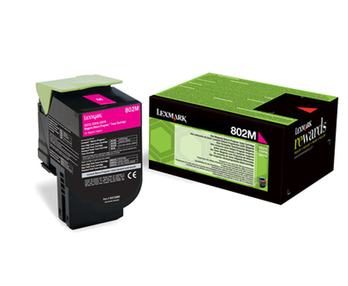 Lexmark 802M&comma; original&comma; magenta&comma; Toner