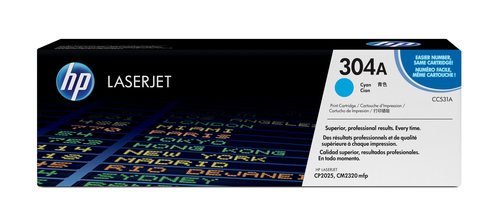 HP 304A Cyan Original LaserJet Toner Cartridge, cyan HP 304A Cyan Original LaserJet Toner Cartridge, cyan