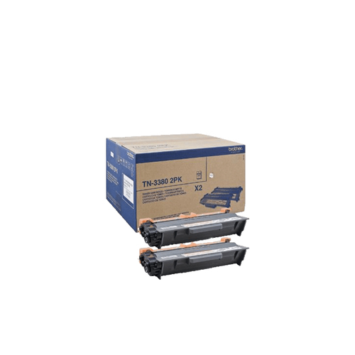 Brother TN-3380TWIN Tonerkartusche 2 St&uuml;ck&lpar;e&rpar; Original Schwarz