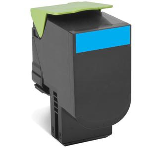 Lexmark 80C2HCE, original, cyan, Toner Lexmark 80C2HCE, original, cyan, Toner