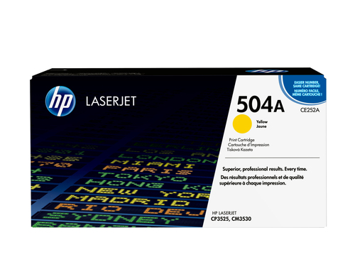 HP 504A Yellow Original LaserJet Toner Cartridge, gelb HP 504A Yellow Original LaserJet Toner Cartridge, gelb