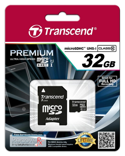 Transcend 32GB microSDHC Class 10 UHS-I Transcend 32GB microSDHC Class 10 UHS-I