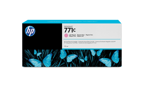 HP 771C 775-ml Light Magenta DesignJet Ink Cartridge HP 771C 775-ml Light Magenta DesignJet Ink Cartridge